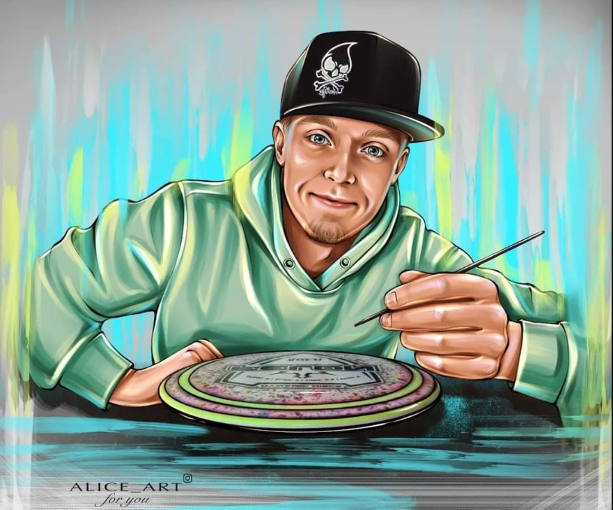 Dive into the artistry of disc design with AndiDye
