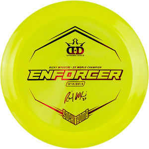 Dynamic Discs Lucid Ice Enforcer - Ricky Wysocki Sockibomb Stamp