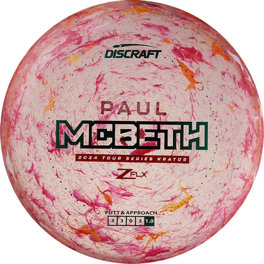 Discraft Jawbreaker Z FLX Kratos - 2024 Tour Series Paul McBeth