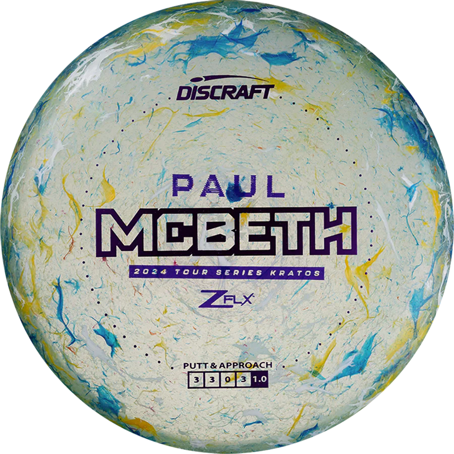 Discraft Jawbreaker Z FLX Kratos - 2024 Tour Series Paul McBeth