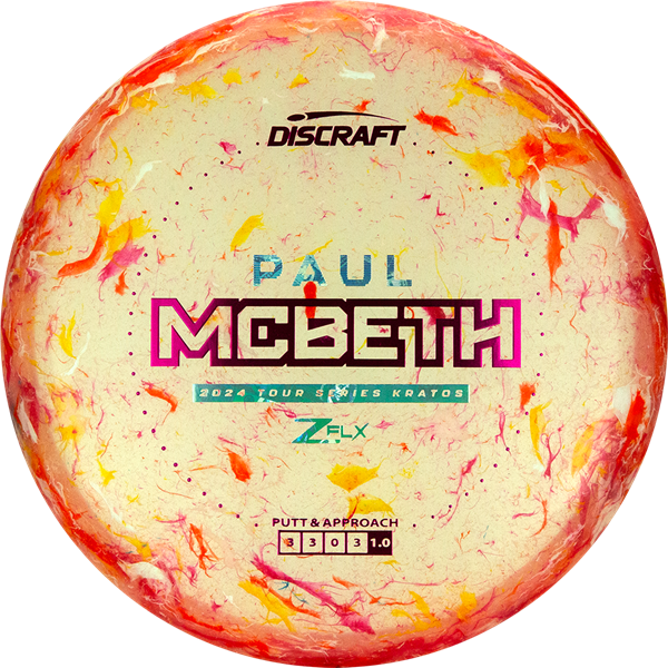 Discraft Jawbreaker Z FLX Kratos - 2024 Tour Series Paul McBeth