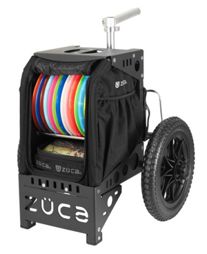 Züca Compact Disc Golf Rack Black